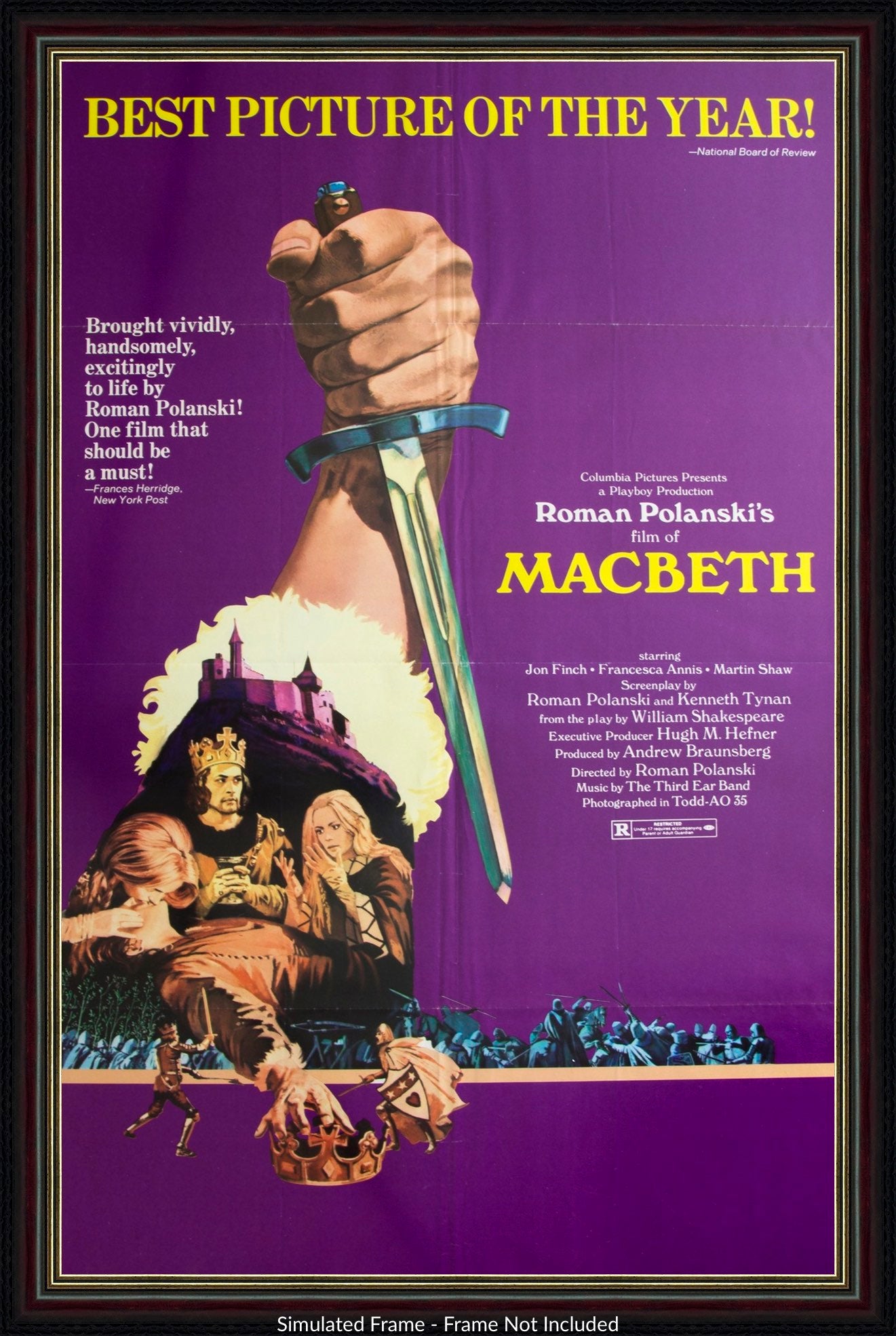 Macbeth (1971) original movie poster for sale at Original Film Art