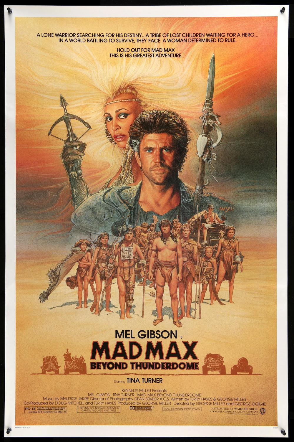 Mad Max Beyond Thunderdome (1985) original movie poster for sale at Original Film Art