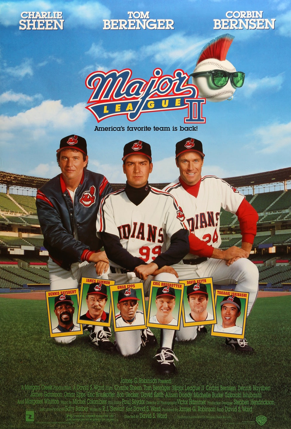 Major League 2 (1994) original movie poster for sale at Original Film Art