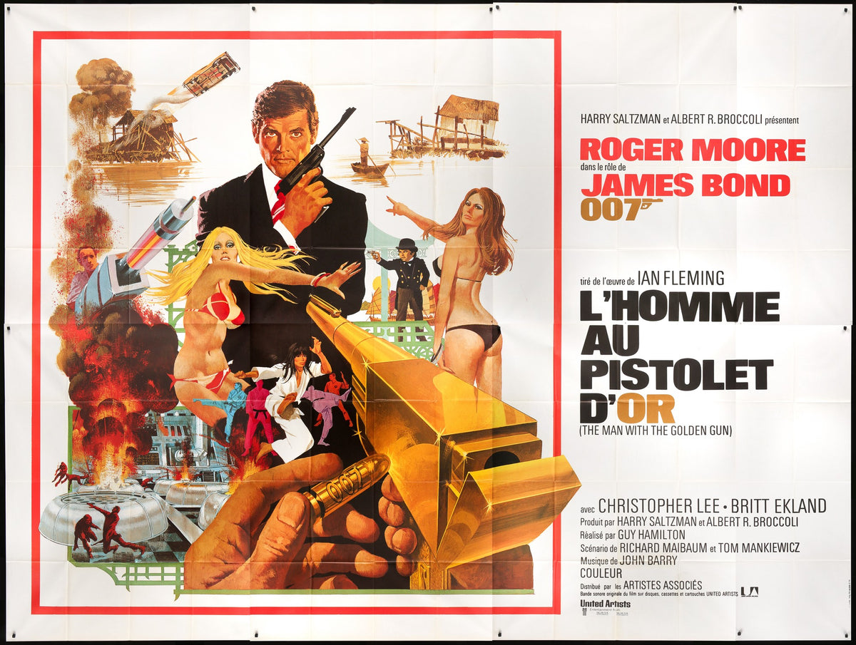 Man with the Golden Gun (1974) original movie poster for sale at Original Film Art