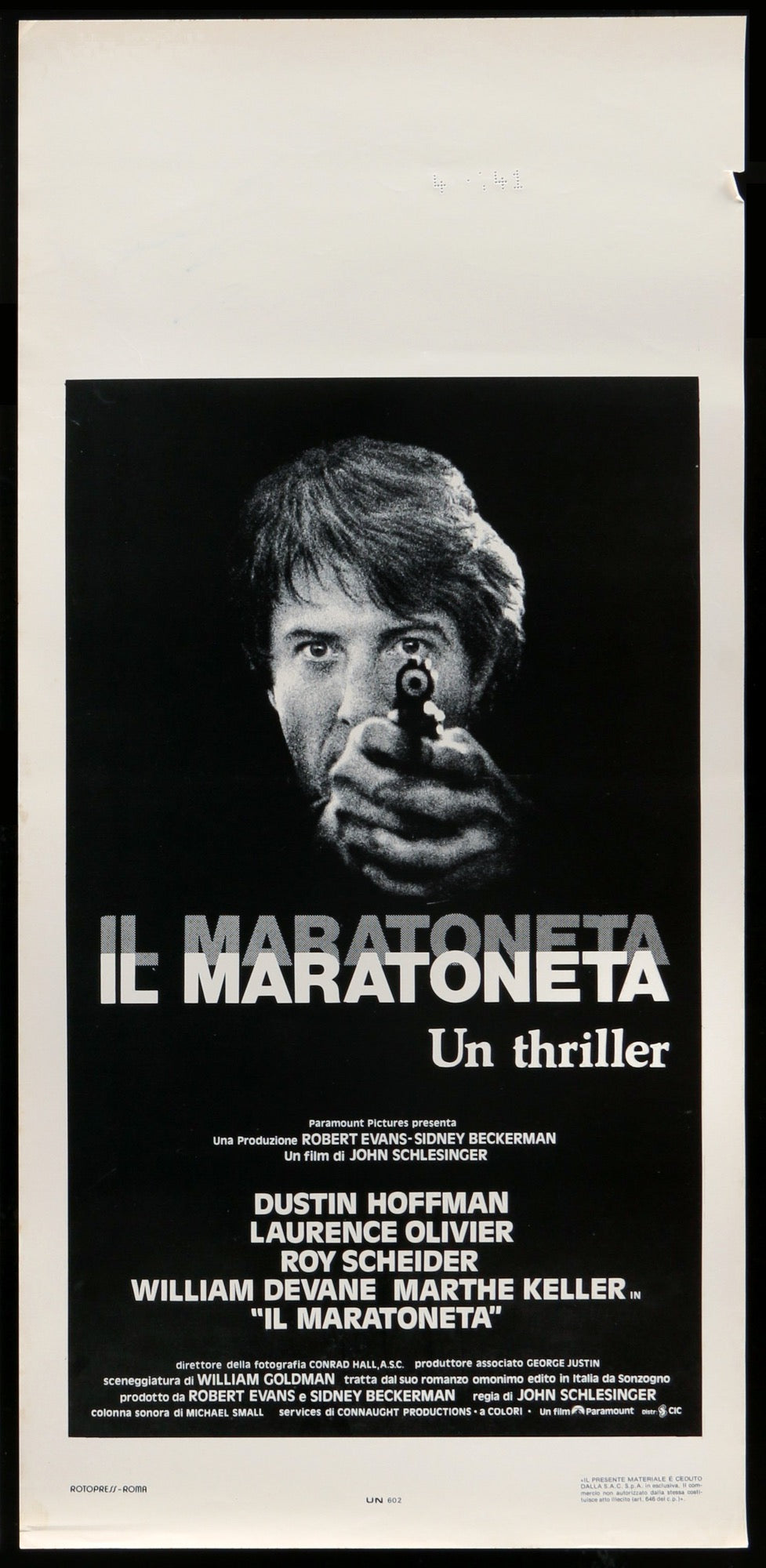 Marathon Man (1976) original movie poster for sale at Original Film Art - Vintage Movie Posters