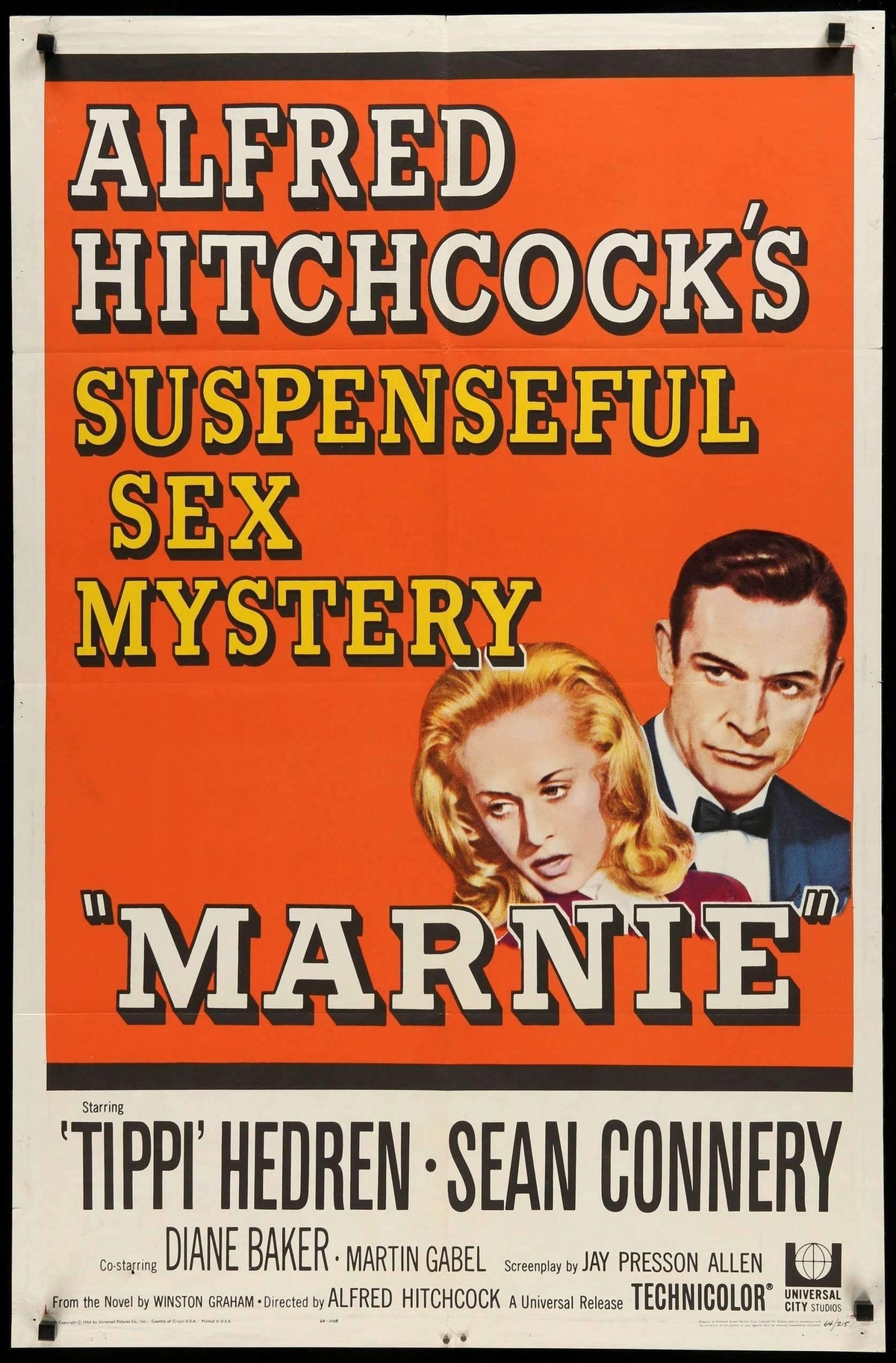 Marnie (1964) original movie poster for sale at Original Film Art - Vintage Movie Posters
