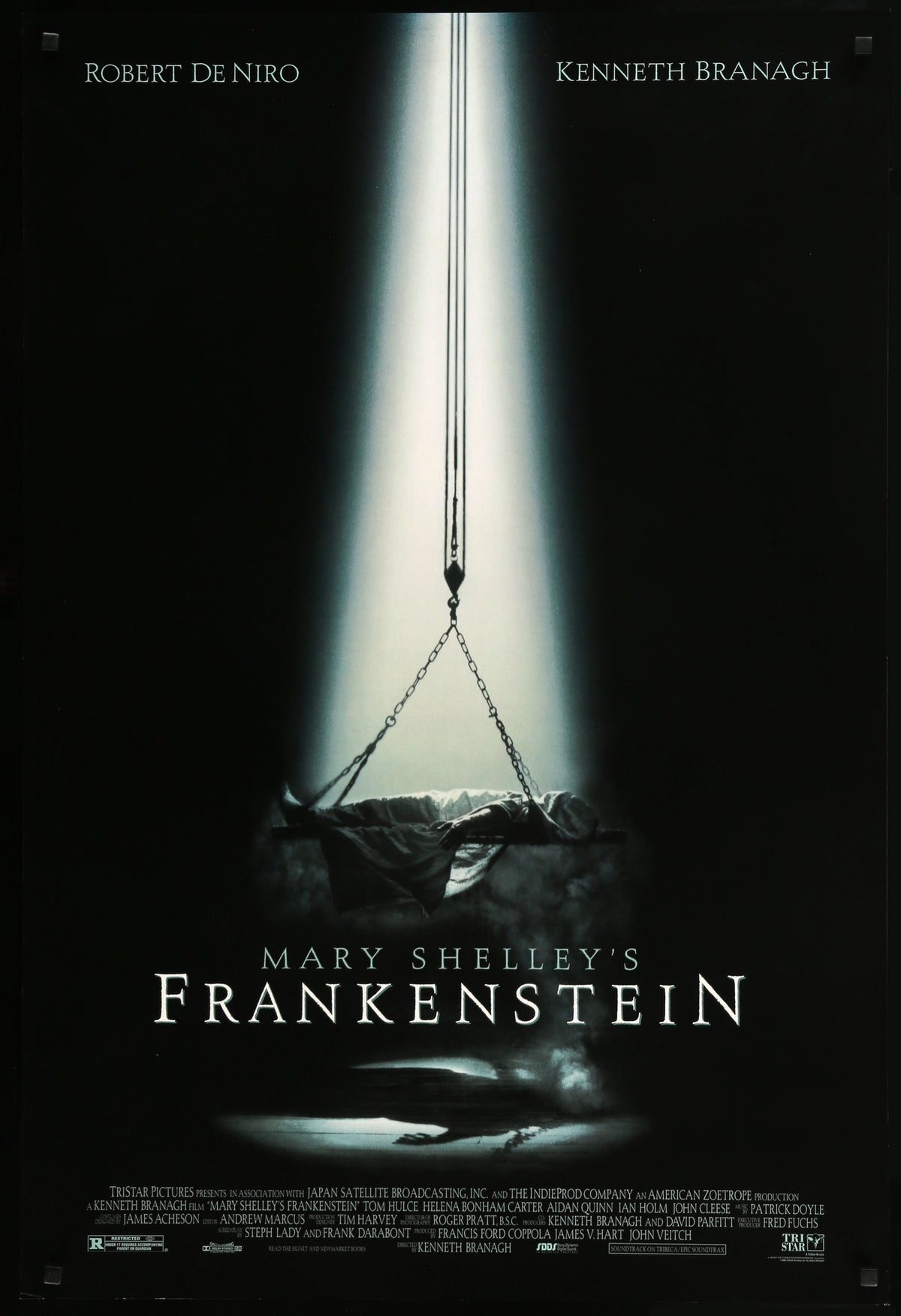 Mary Shelley&#39;s Frankenstein (1994) original movie poster for sale at Original Film Art - Vintage Movie Posters