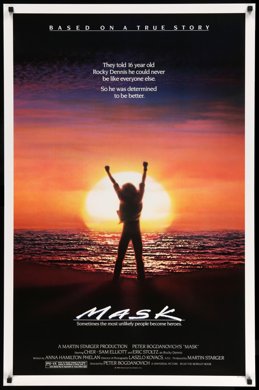 Mask (1985) original movie poster for sale at Original Film Art - Vintage Movie Posters