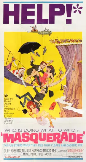 Masquerade (1965) original movie poster for sale at Original Film Art