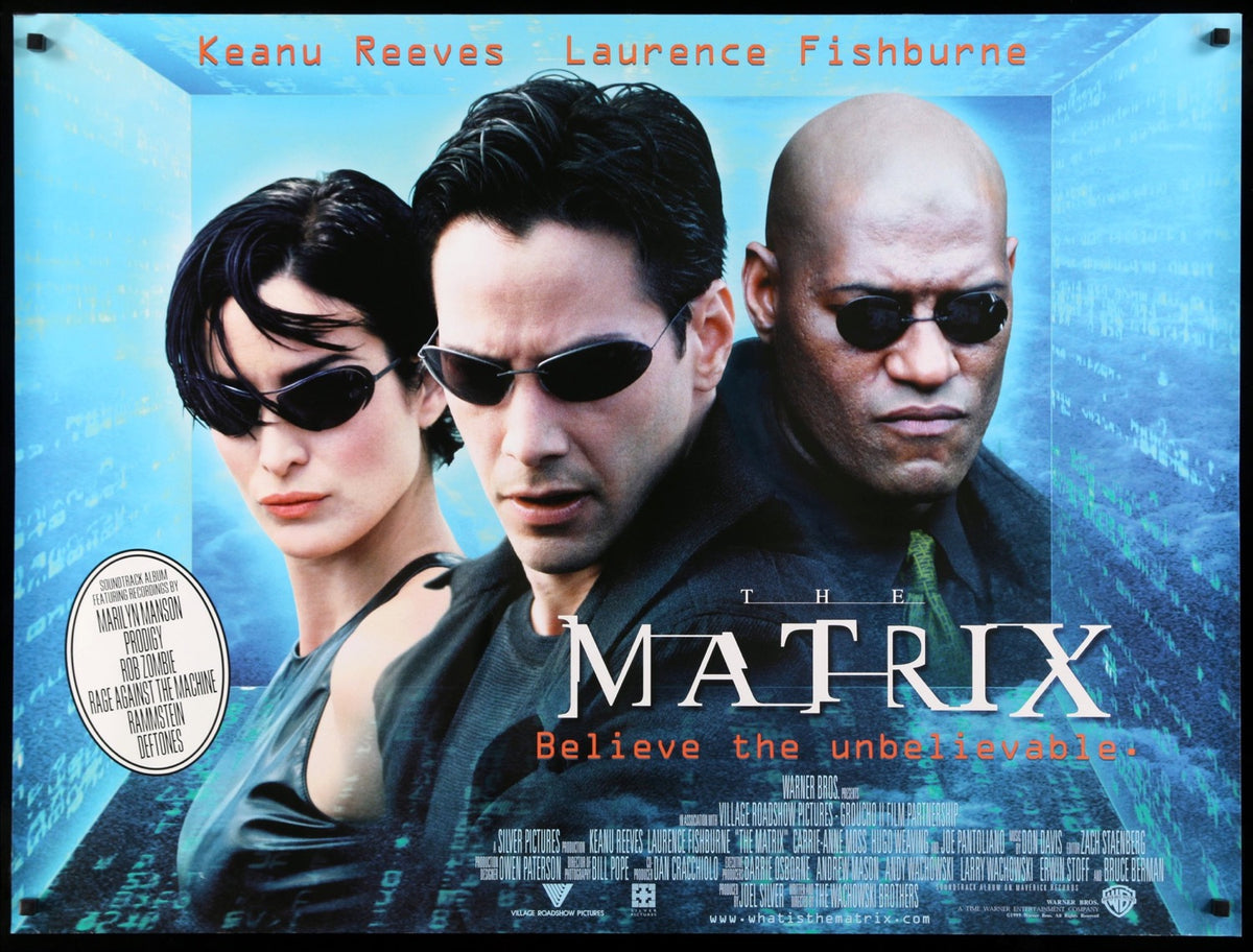 Matrix (1999) original movie poster for sale at Original Film Art