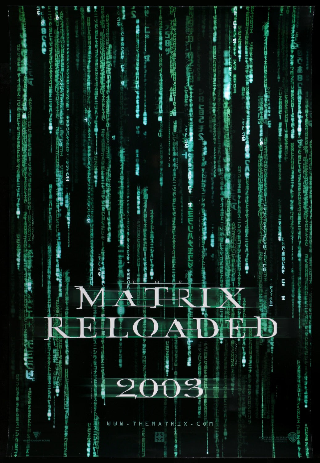 黑客帝国(2003) 原版单张电影海报- Original Film Art - Vintage Movie Posters