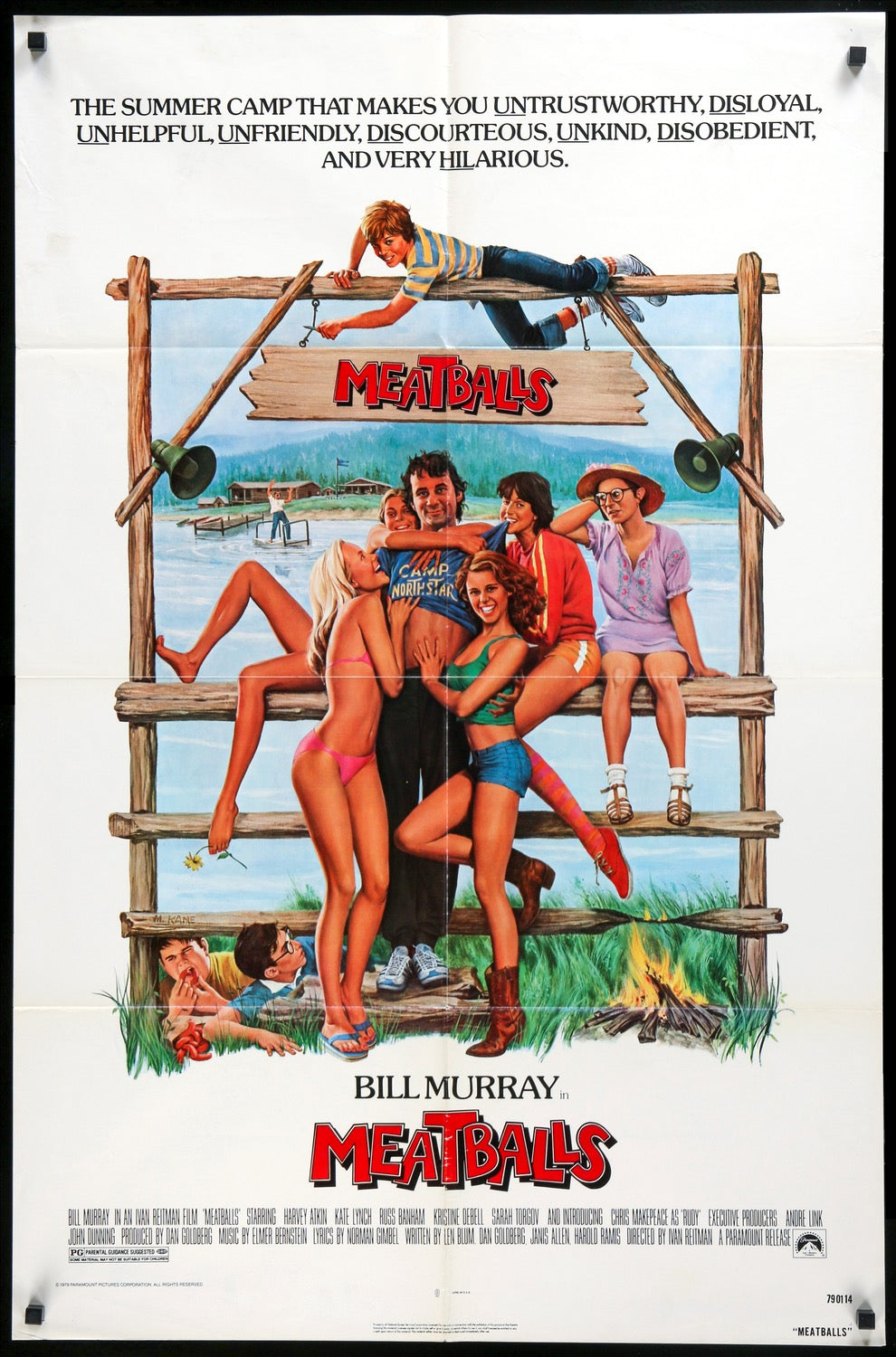 Meatballs (1979) original movie poster for sale at Original Film Art - Vintage Movie Posters