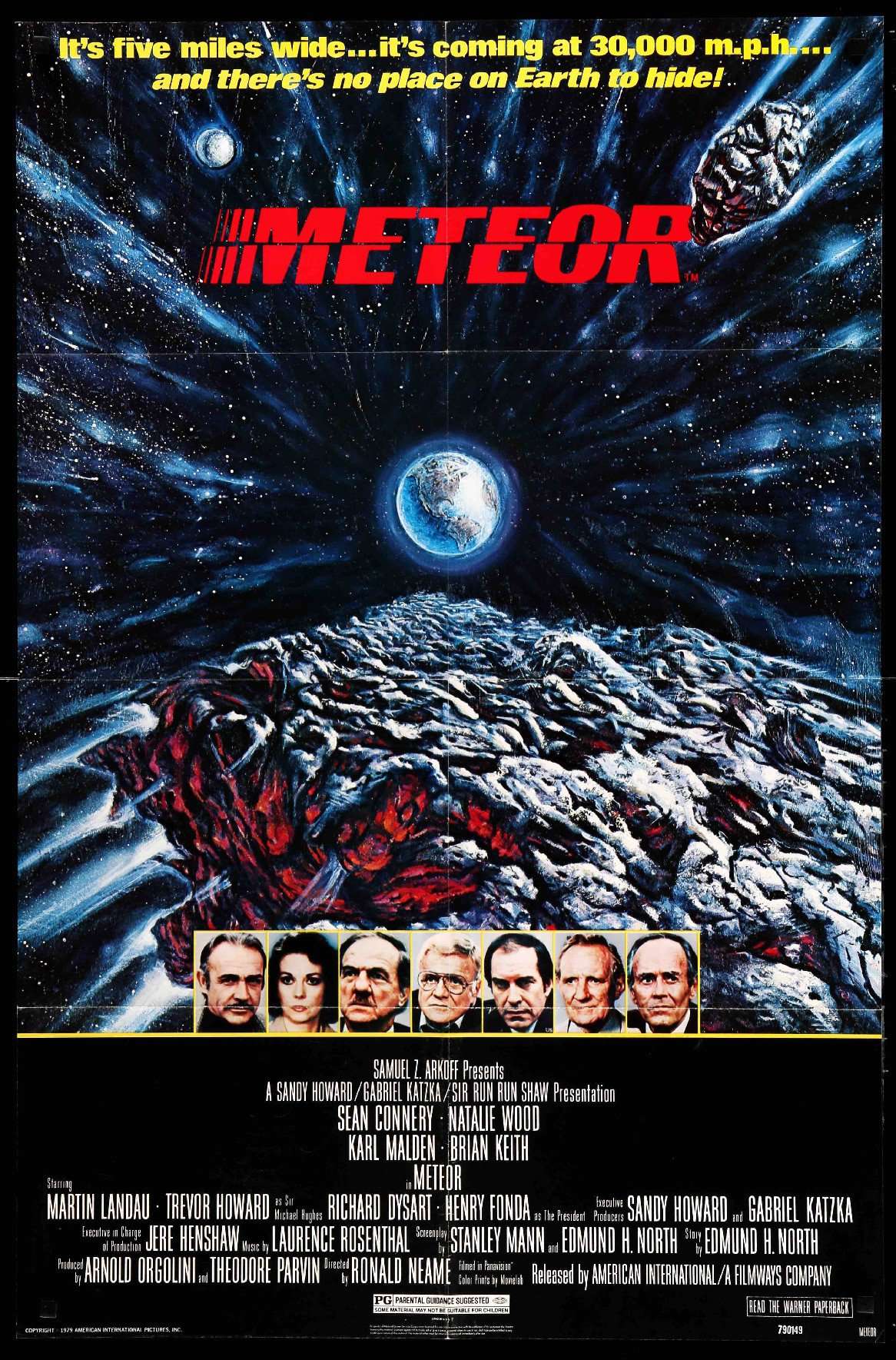 Meteor (1979) original movie poster for sale at Original Film Art