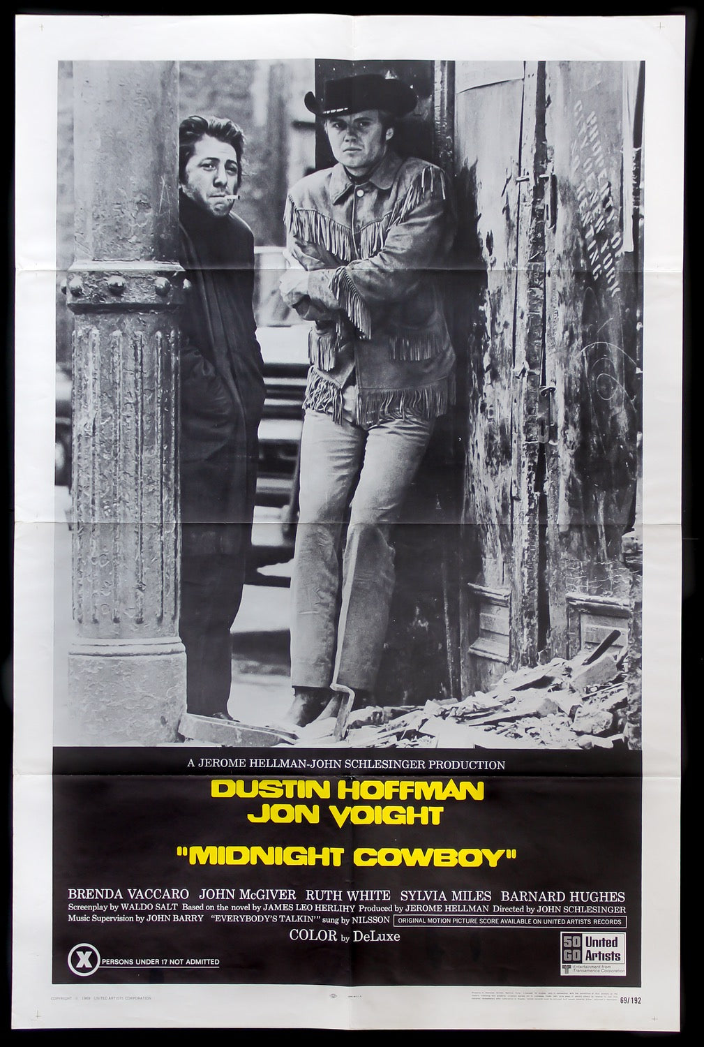 Midnight Cowboy (1969) original movie poster for sale at Original Film Art - Vintage Movie Posters