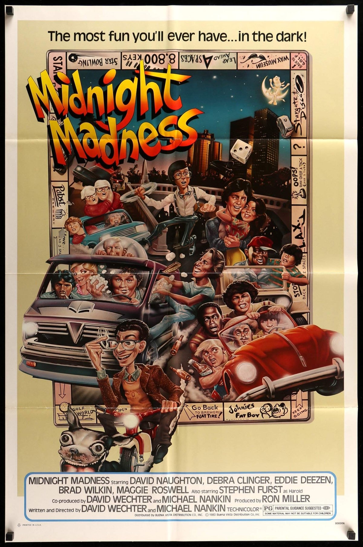 Midnight Madness (1980) original movie poster for sale at Original Film Art - Vintage Movie Posters