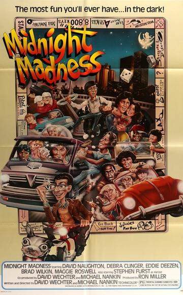 ディヴァイン・マッドネス　USオリジナル映画ポスター midnight_madness_1980_original