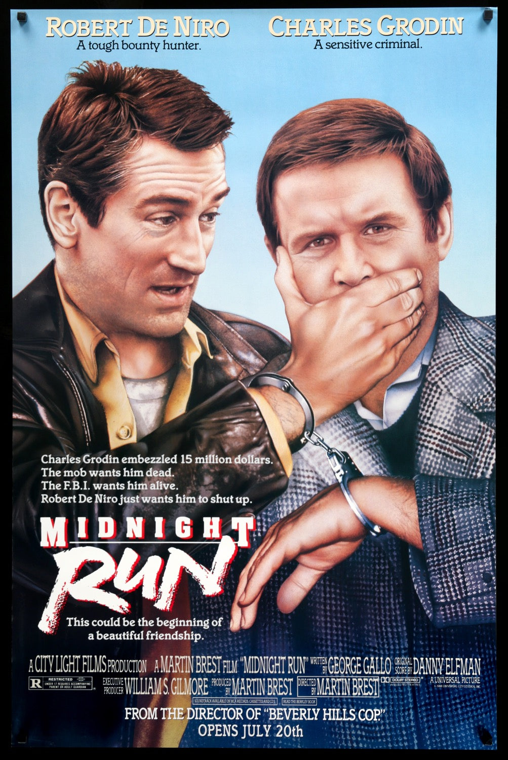 Midnight Run (1988) original movie poster for sale at Original Film Art - Vintage Movie Posters