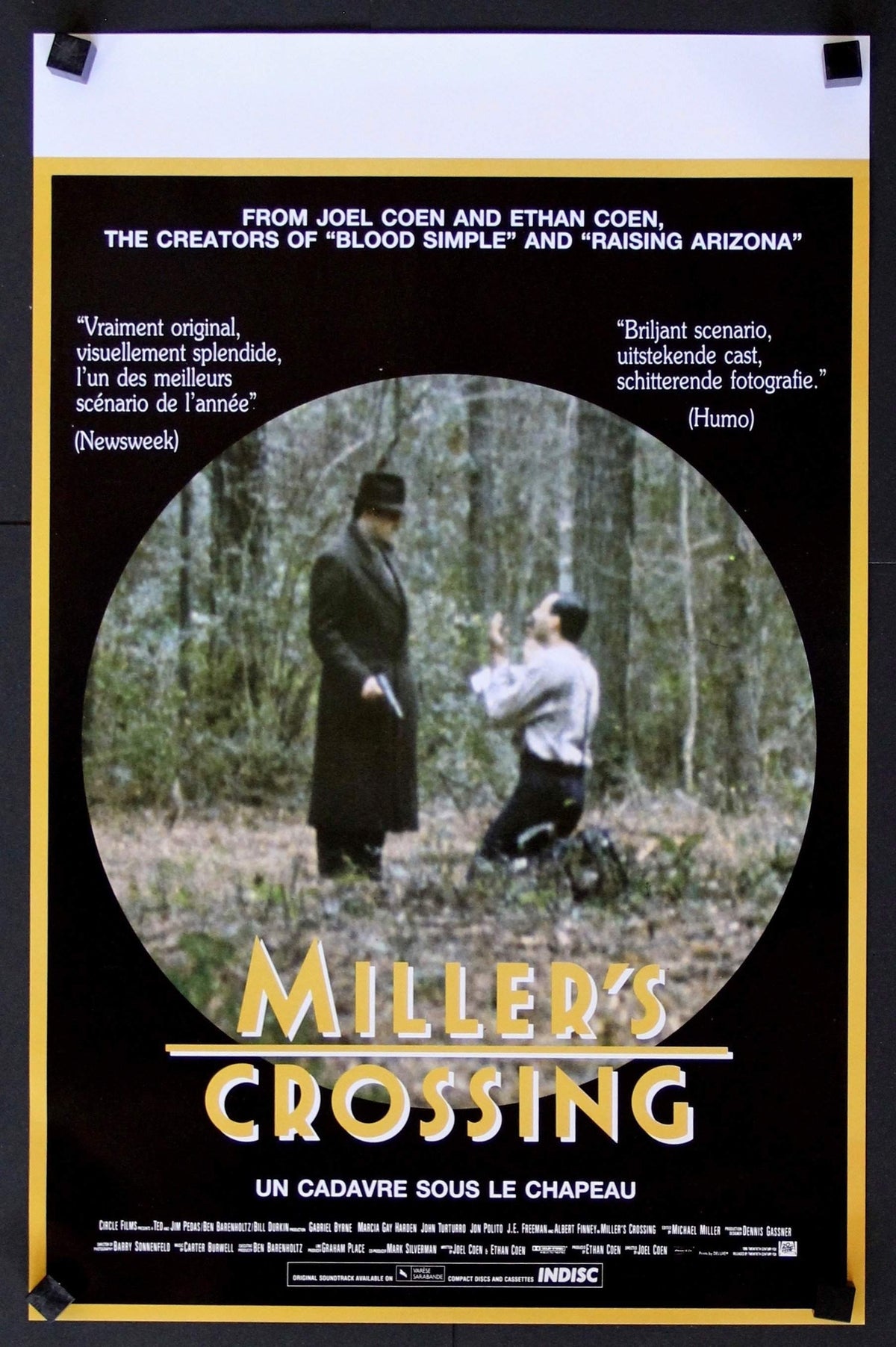 Miller&#39;s Crossing (1990) original movie poster for sale at Original Film Art