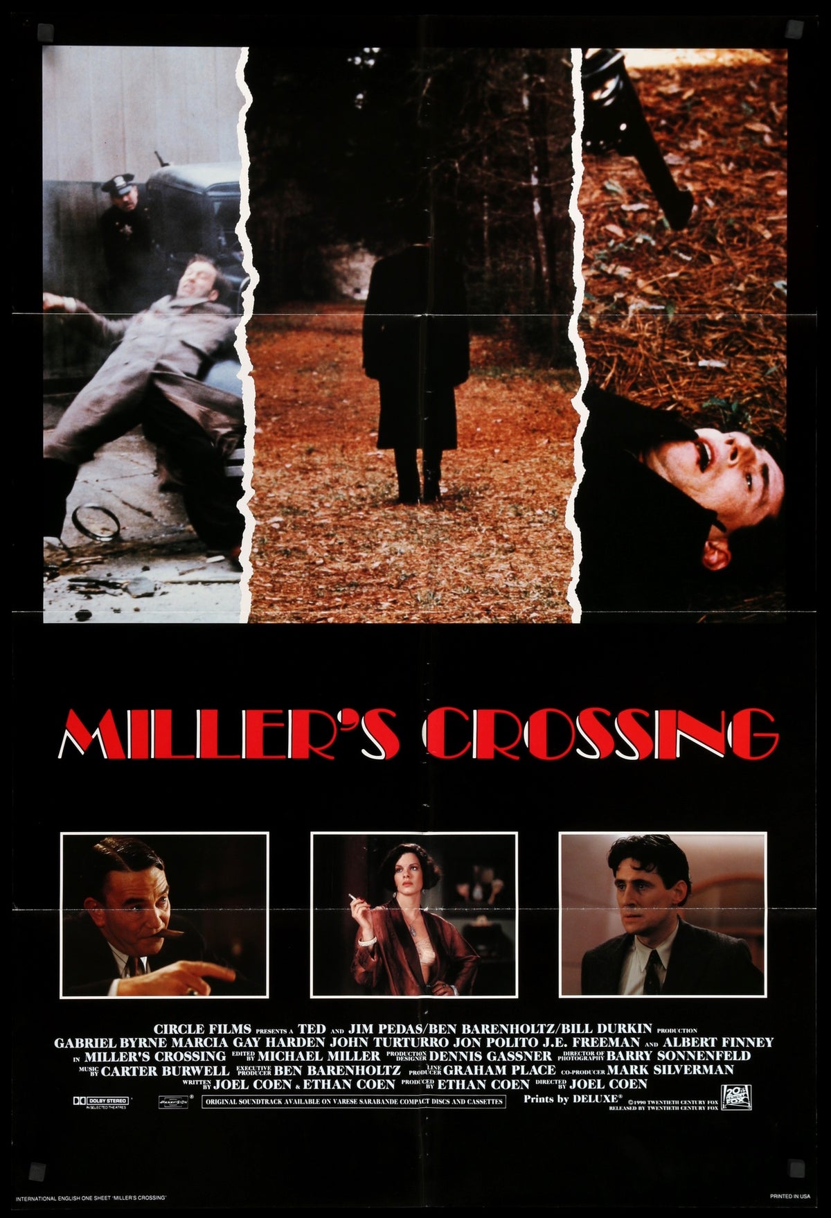 Miller&#39;s Crossing (1990) original movie poster for sale at Original Film Art