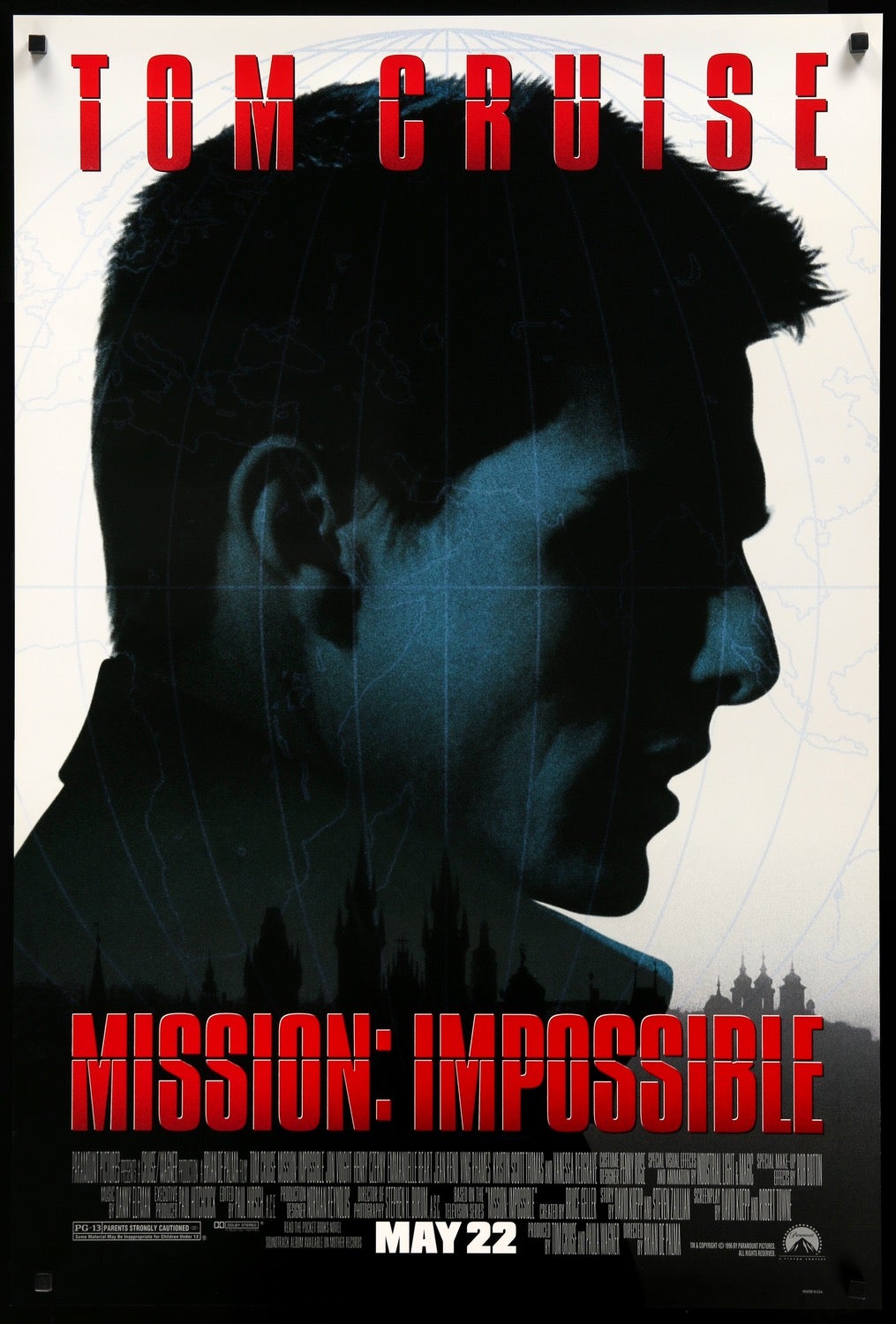 Mission Impossible (1996) original movie poster for sale at Original Film Art