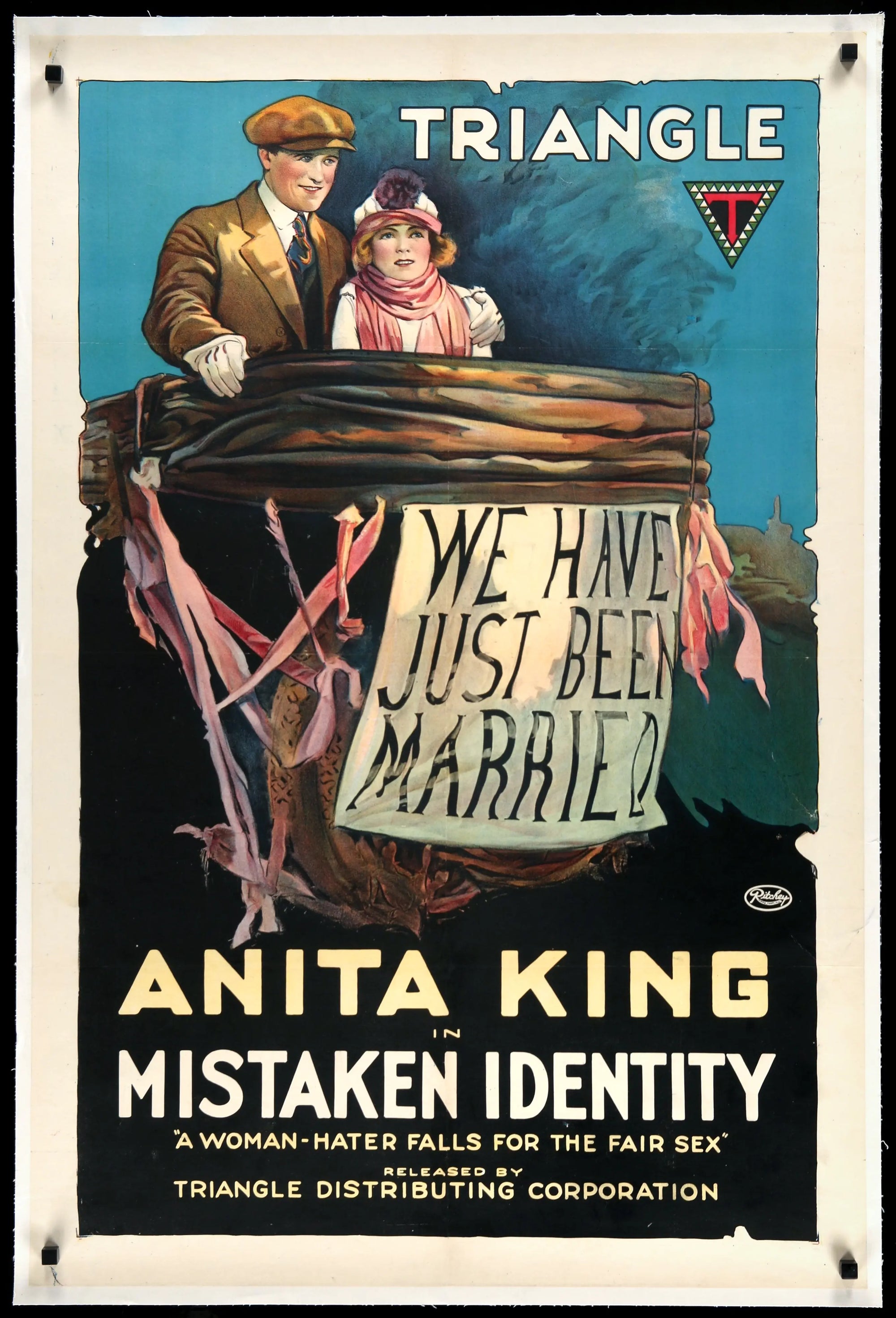 Mistaken Identity (1919) original movie poster for sale at Original Film Art