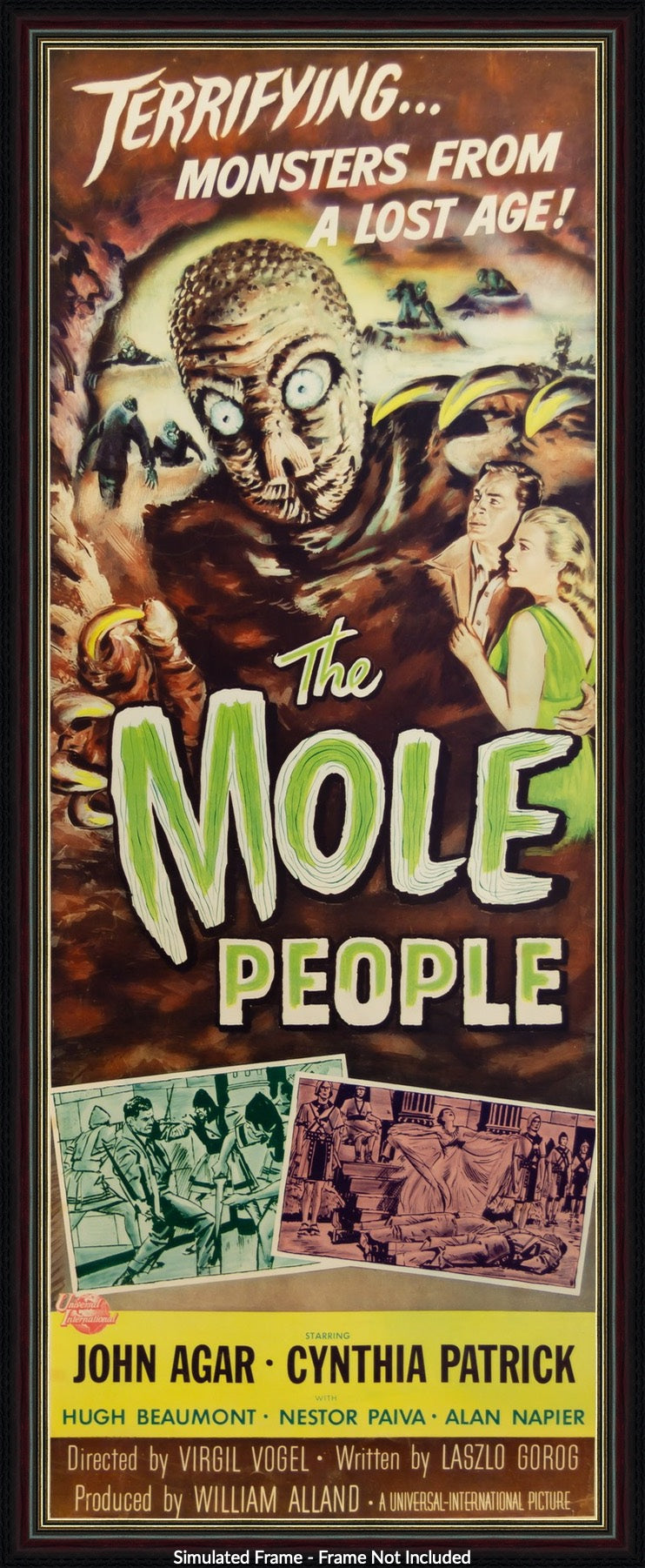 The Mole People (1956) Original Insert Movie Poster - Original Film Art -  Vintage Movie Posters