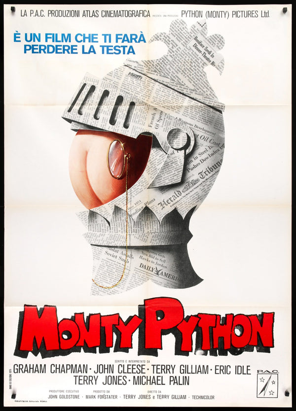Monty Python & the Holy Grail (1975) Original Italian Movie Poster