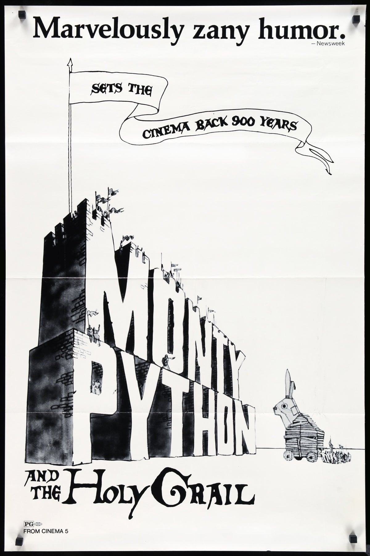 Monty Python and the Holy Grail (1975) Original One-Sheet Movie Poster ...