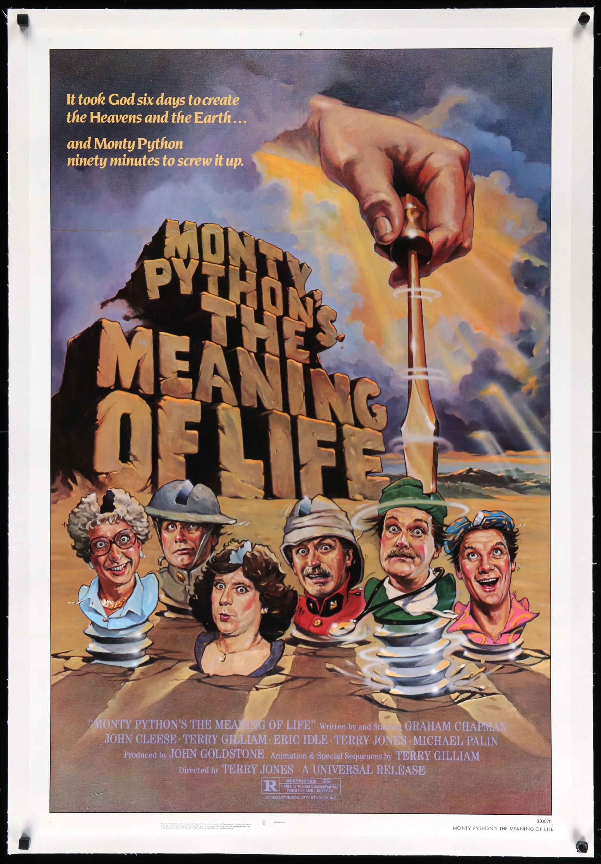 Monty Python's The Meaning of Life (1983) original movie poster for sale at Original Film Art