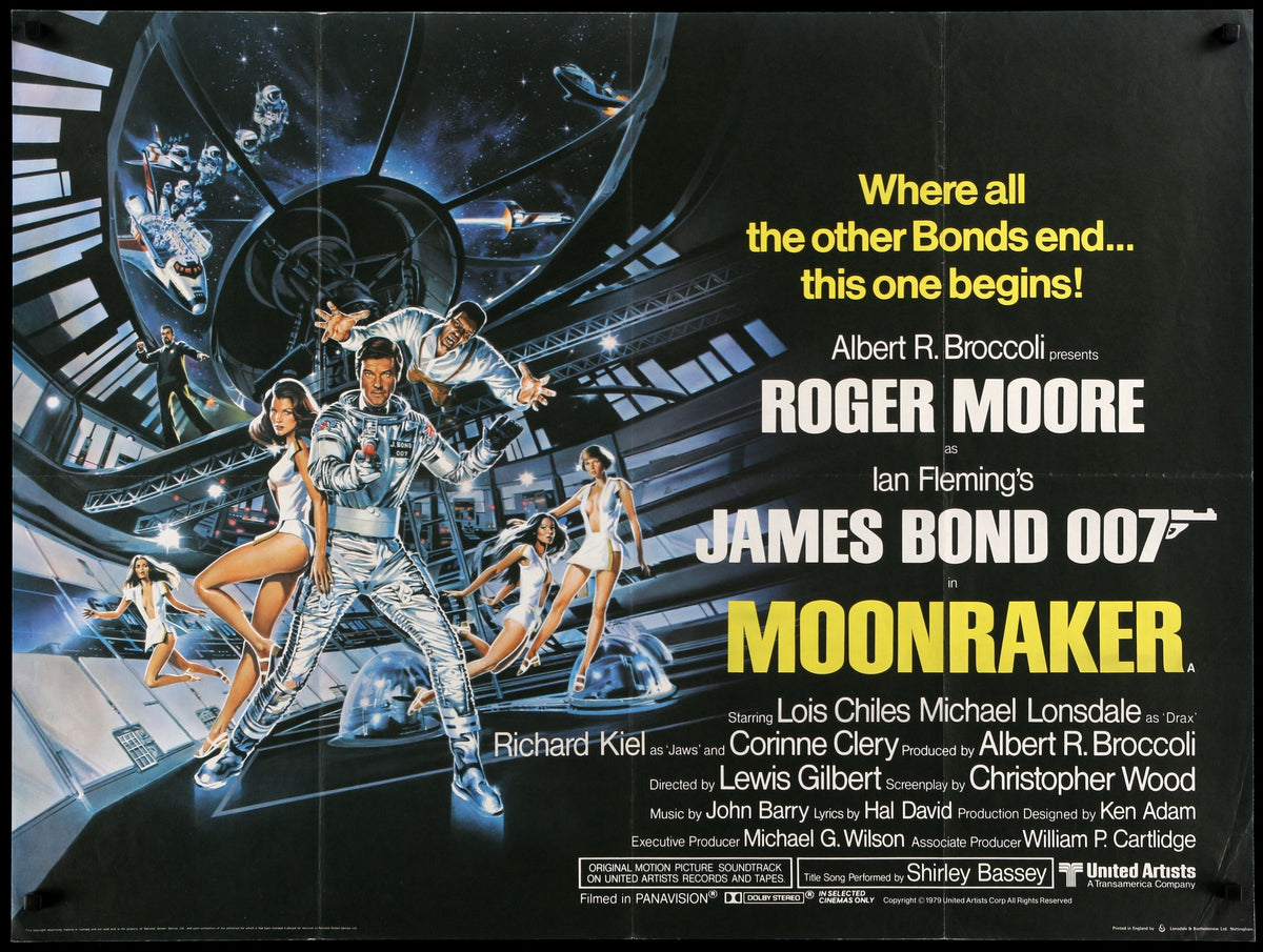 Moonraker (1979) original movie poster for sale at Original Film Art - Vintage Movie Posters