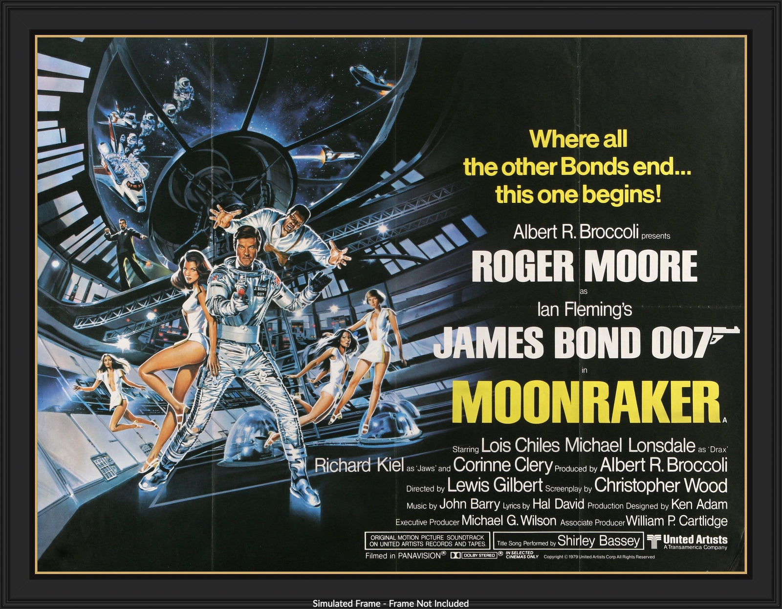 Moonraker (1979) original movie poster for sale at Original Film Art - Vintage Movie Posters