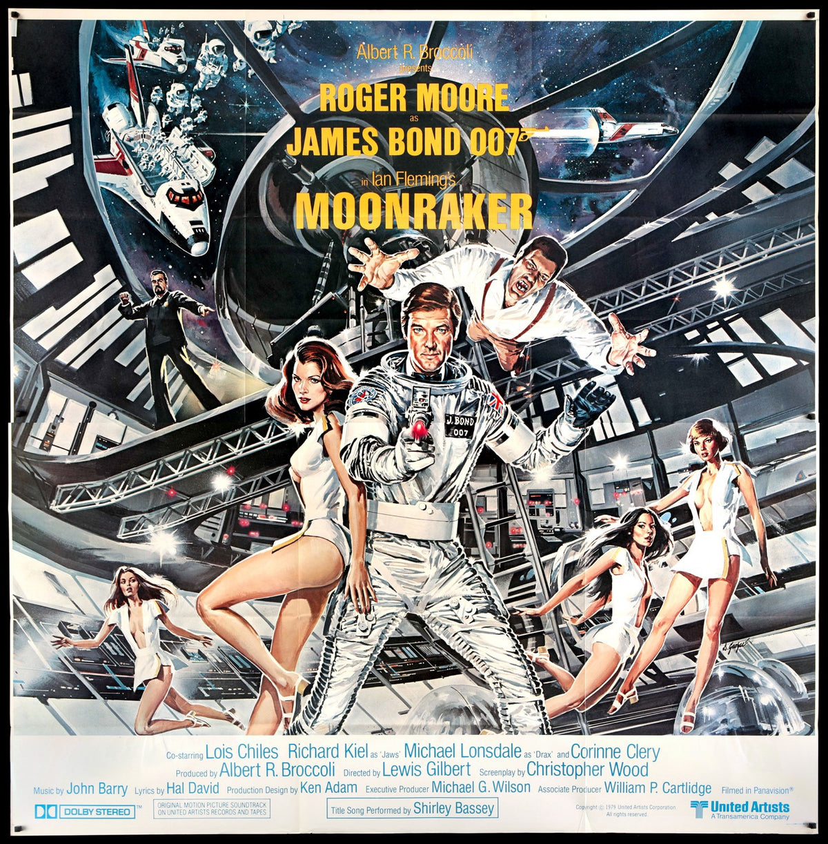 Moonraker (1979) original movie poster for sale at Original Film Art - Vintage Movie Posters