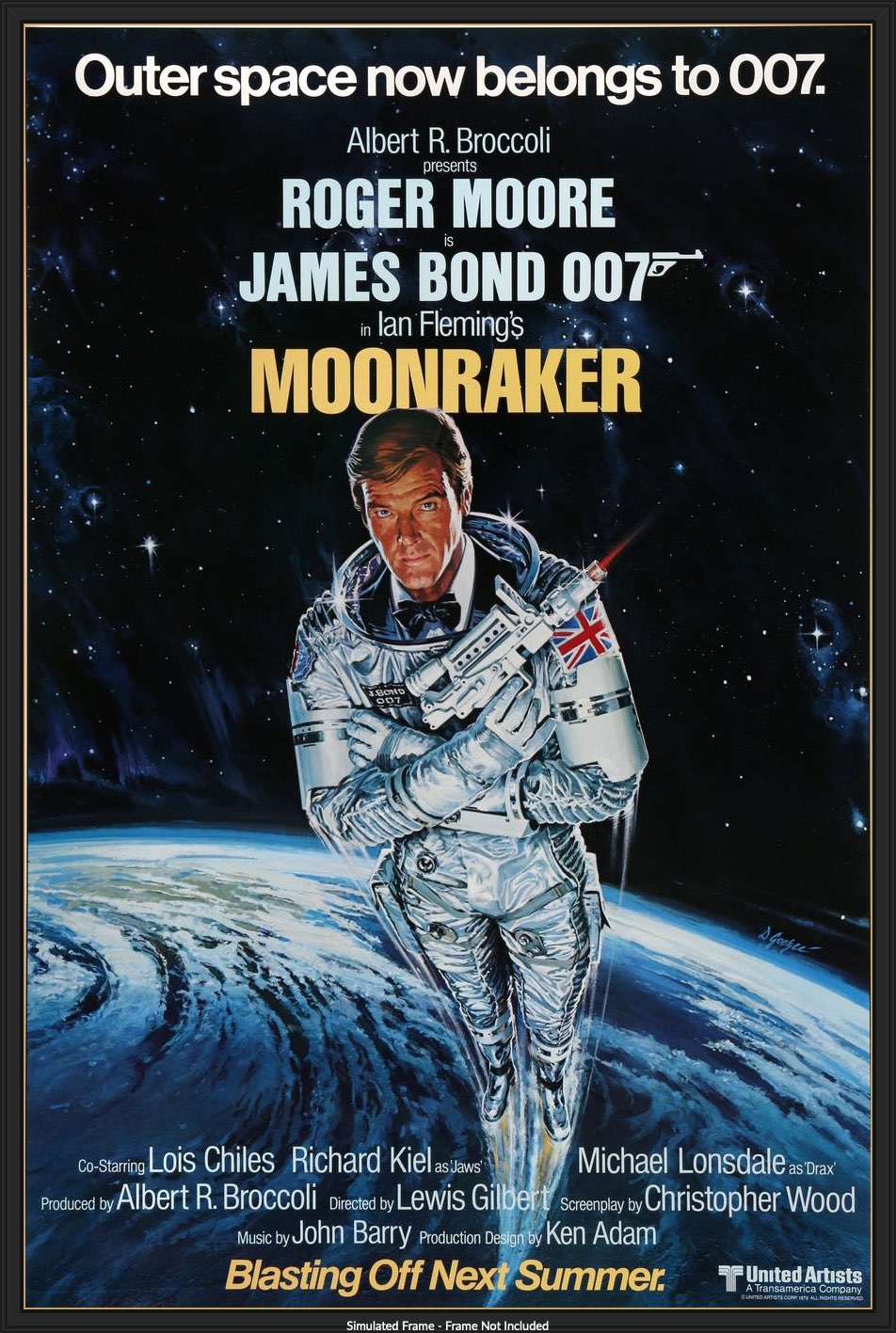 Moonraker (1979) original movie poster for sale at Original Film Art