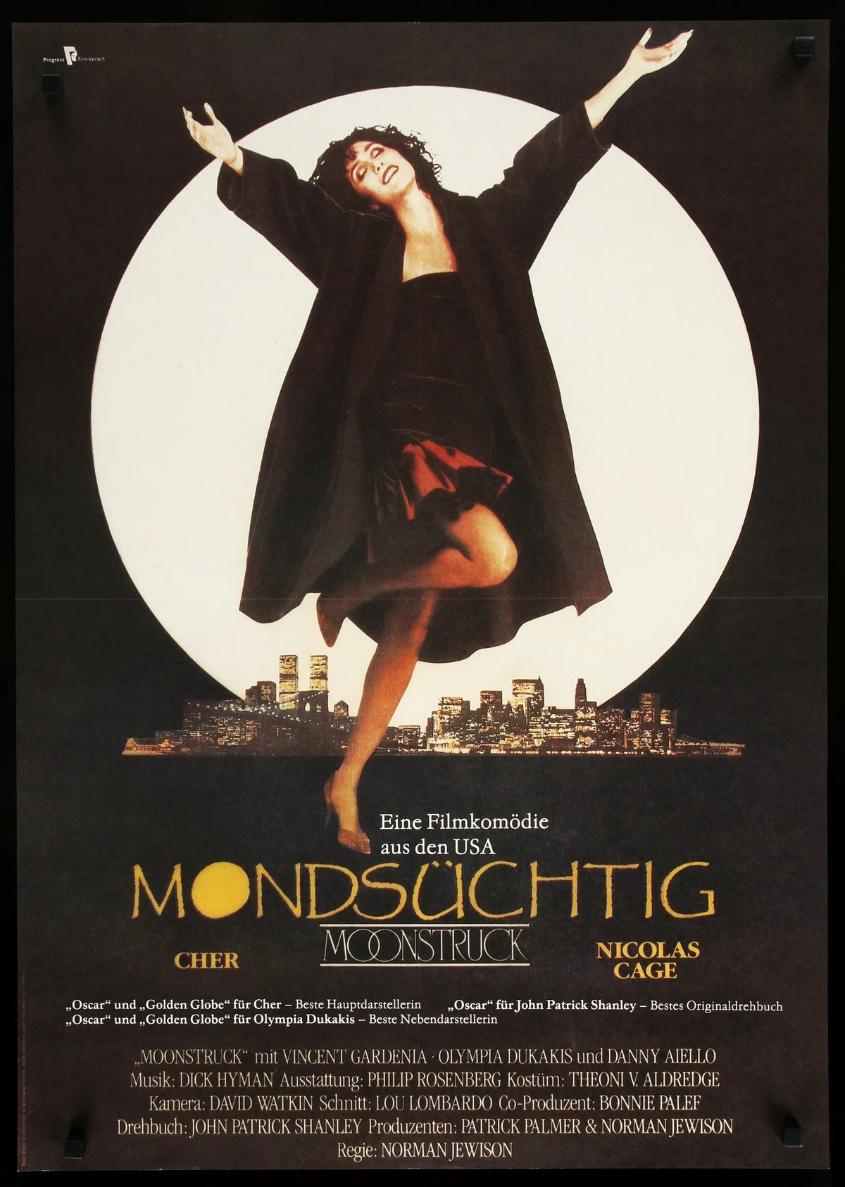 Moonstruck (1987) original movie poster for sale at Original Film Art