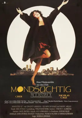Moonstruck (1987) original movie poster for sale at Original Film Art - Vintage Movie Posters