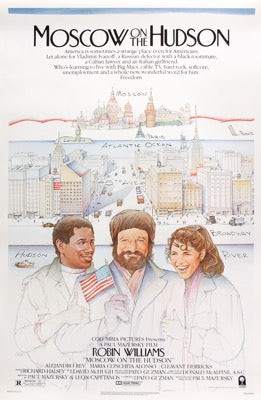 Moscow on the Hudson (1984) original movie poster for sale at Original Film Art - Vintage Movie Posters