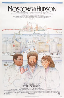 Moscow on the Hudson (1984) original movie poster for sale at Original Film Art