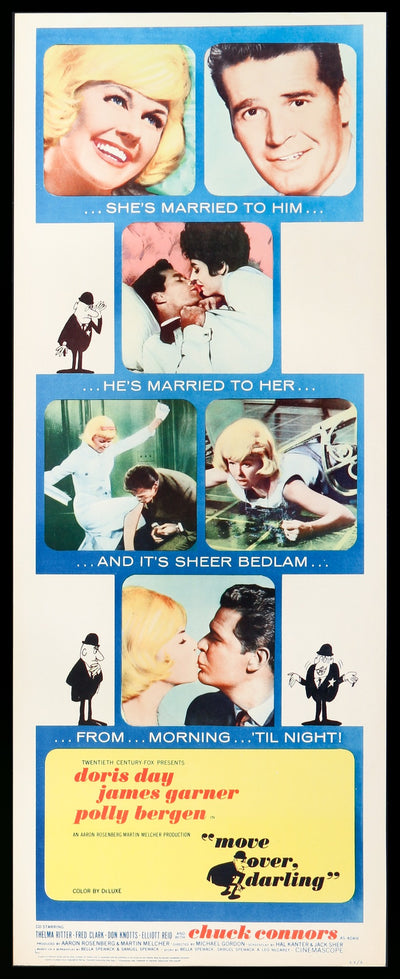 Move Over, Darling (1963) Original Insert Movie Poster - Original Film ...