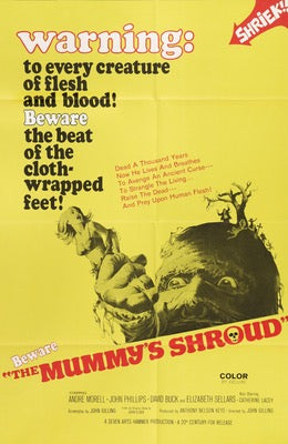 Mummy's Shroud (1967) original movie poster for sale at Original Film Art
