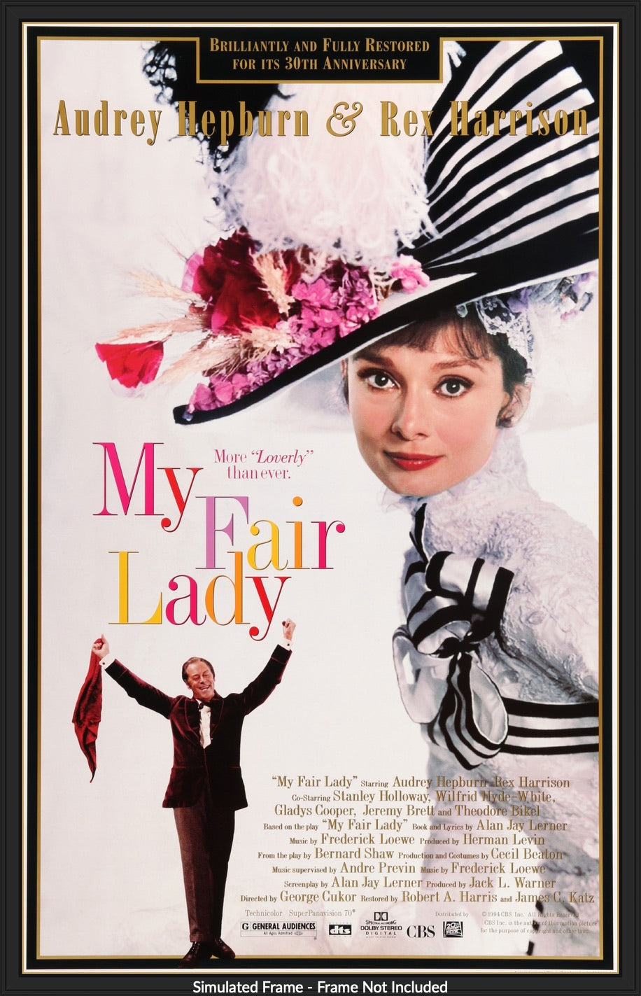 My Fair Lady (1964) Original OneSheet Movie Poster Original Film