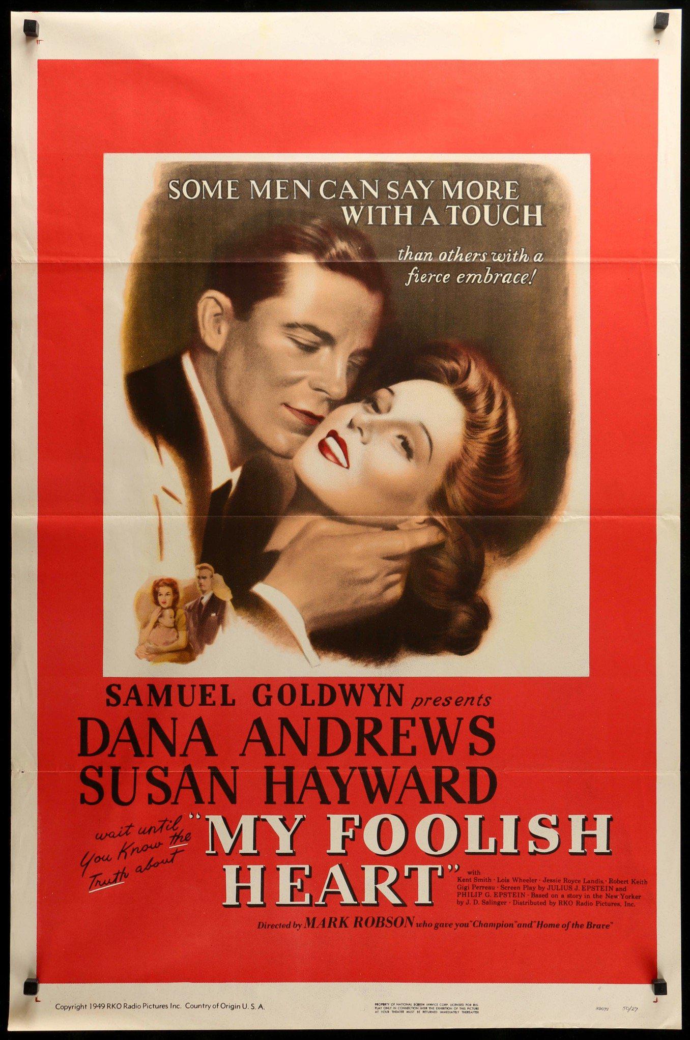 My Foolish Heart (1949) original movie poster for sale at Original Film Art