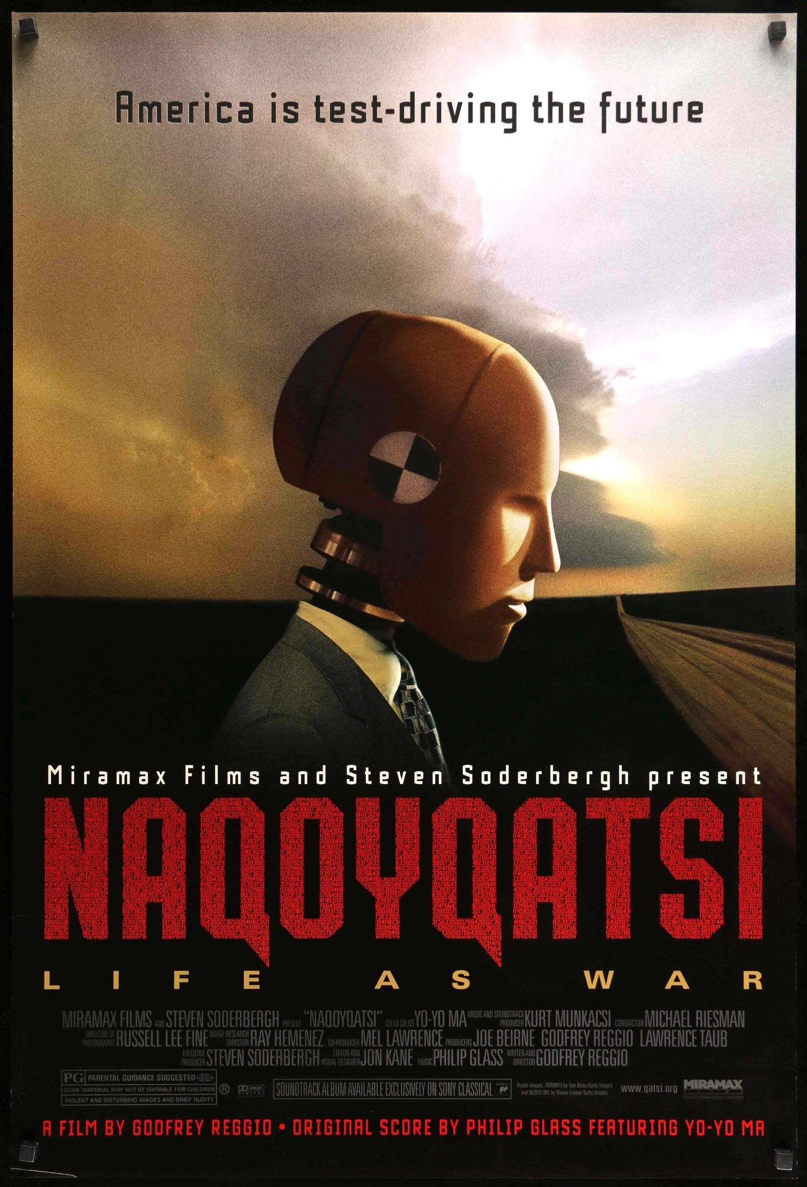 Naqoyqatsi: Life as War (2002) original movie poster for sale at Original Film Art