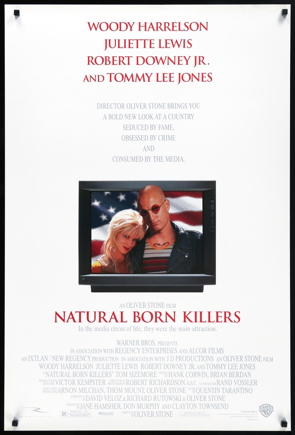 Natural Born Killers (1994) Original OneSheet Movie Poster Original
