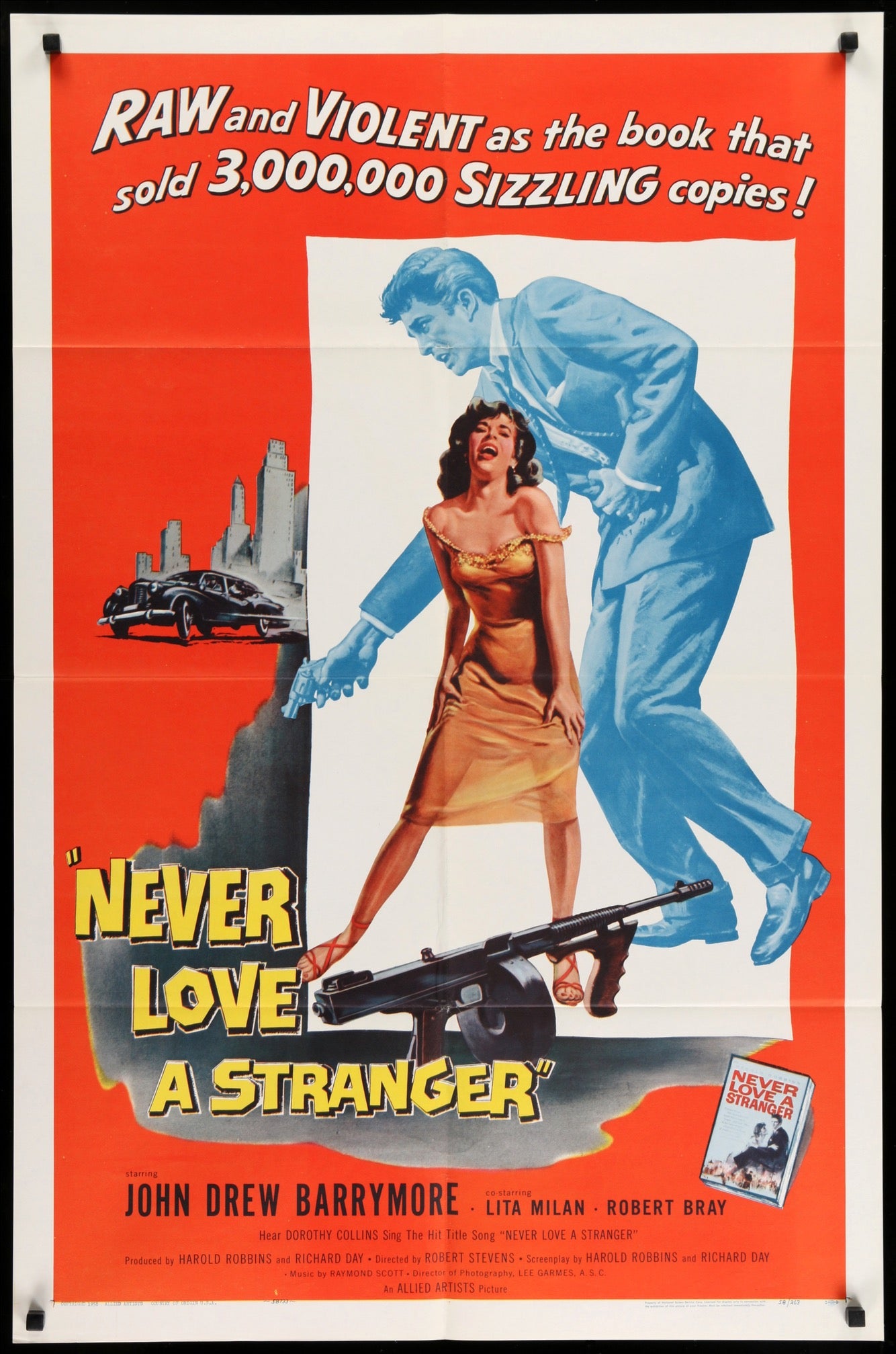 Never Love a Stranger (1958) original movie poster for sale at Original Film Art