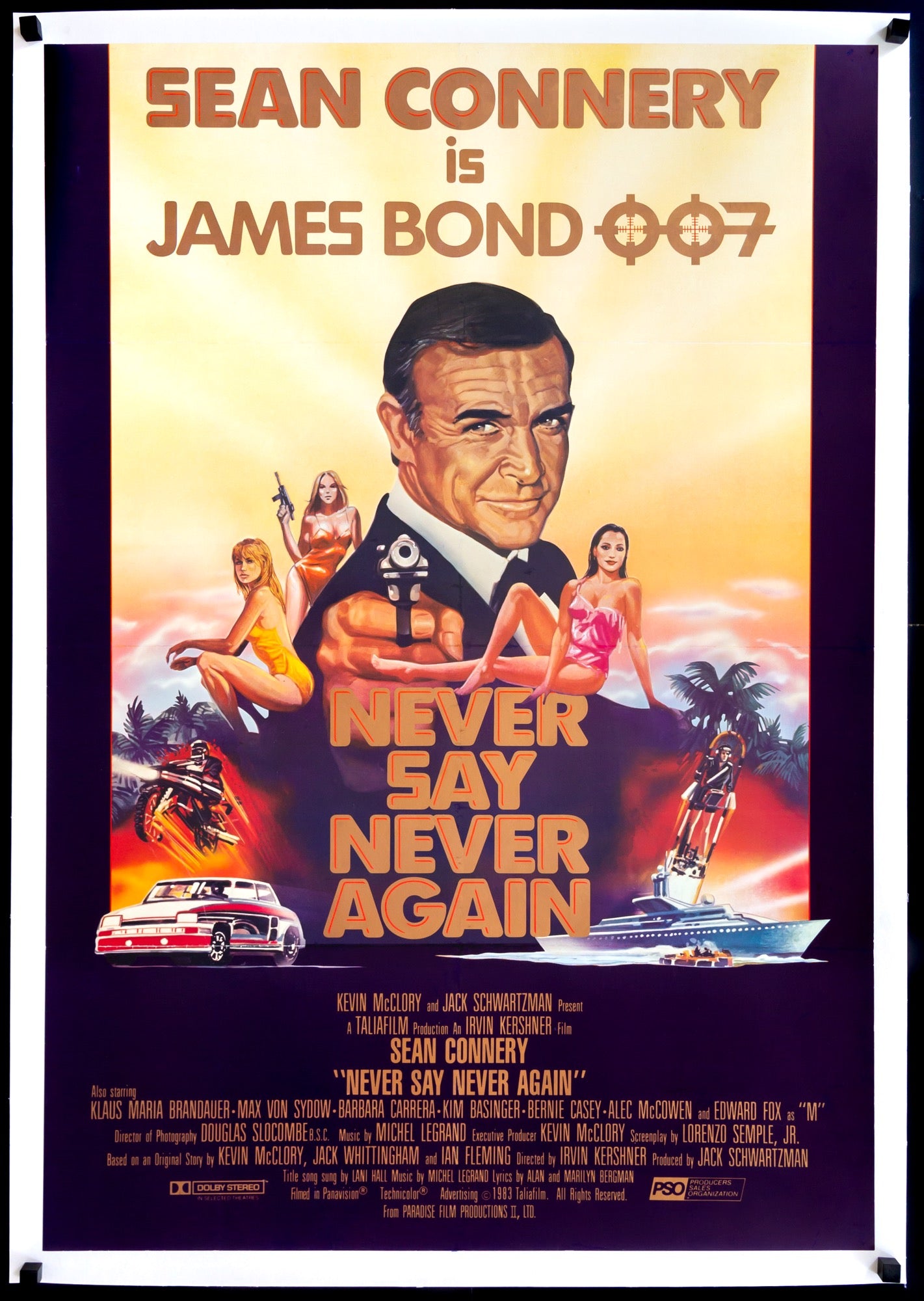 Never Say Never Again (1983) original movie poster for sale at Original Film Art