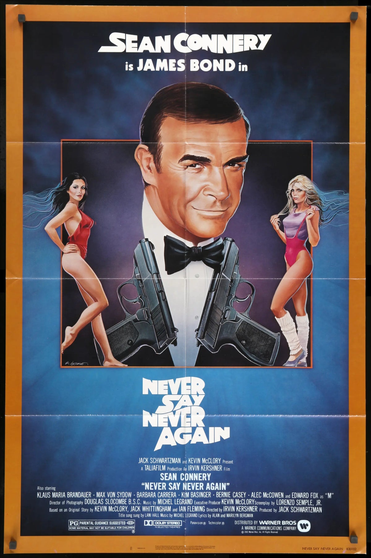 Never Say Never Again (1983) original movie poster for sale at Original Film Art - Vintage Movie Posters