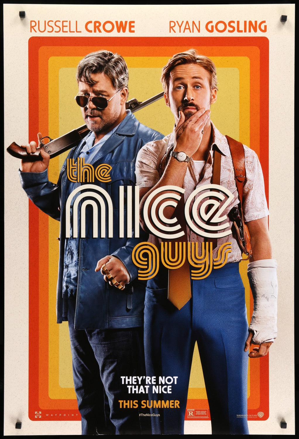 Nice Guys (2016) original movie poster for sale at Original Film Art - Vintage Movie Posters