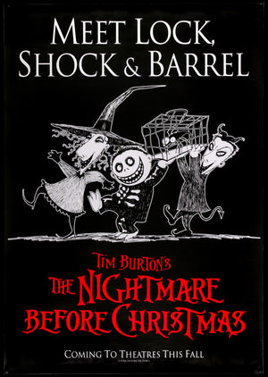 Nightmare Before Christmas (1993) original movie poster for sale at Original Film Art