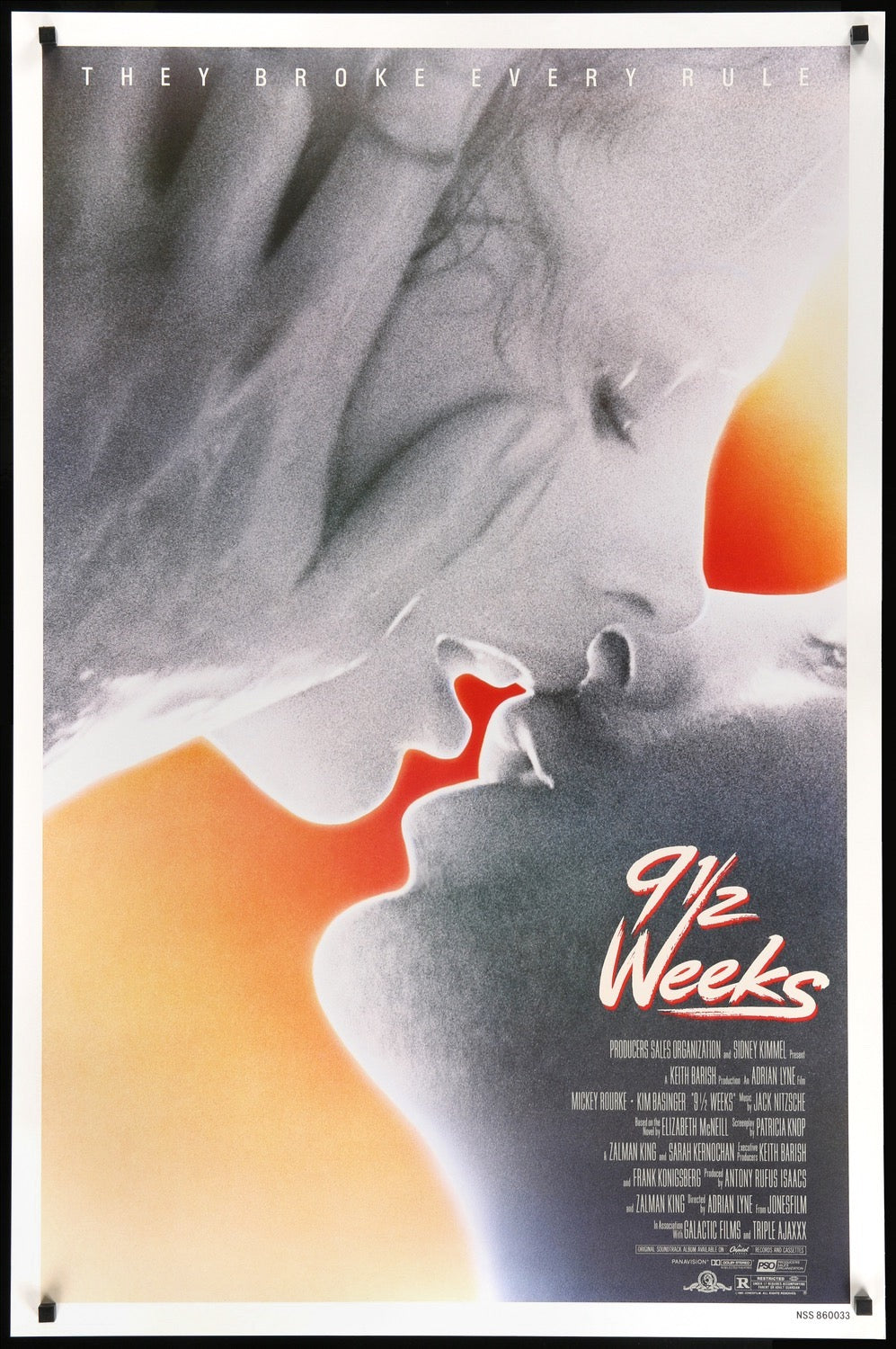 9 1/2 Weeks (1986) original movie poster for sale at Original Film Art - Vintage Movie Posters