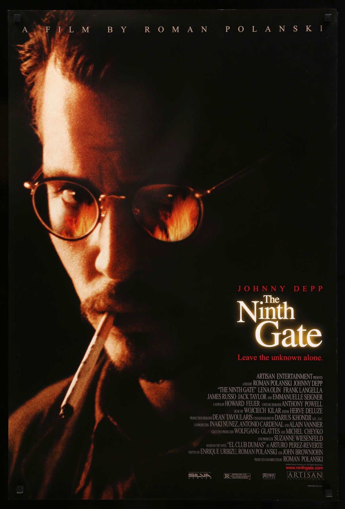 Ninth Gate (1999) original movie poster for sale at Original Film Art - Vintage Movie Posters