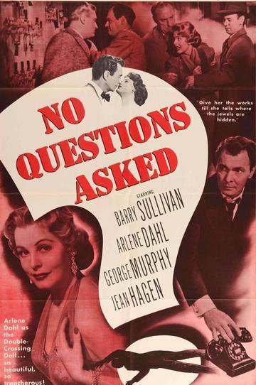 No Questions Asked (1951) original movie poster for sale at Original Film Art