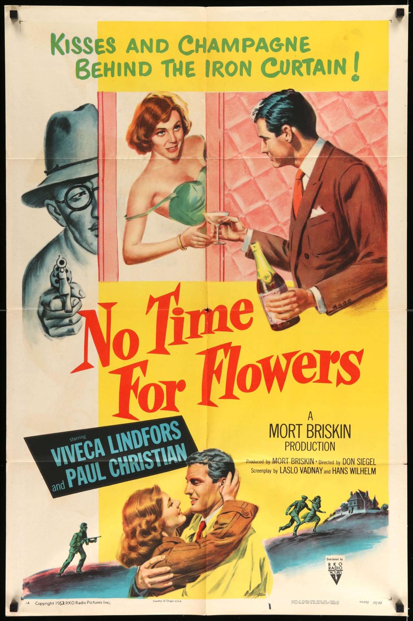 No Time for Flowers (1952) Original OneSheet Movie Poster Original