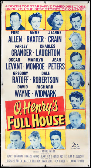 O. Henry's Full House (1952) original movie poster for sale at Original Film Art