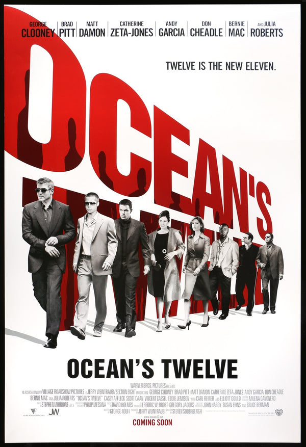 00s Oceans twelve vintage movie tee L